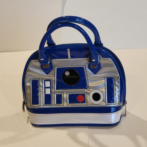 Vtg Star Wars Loungefly R2 D2 Dome Handbag Droid Empire Strikes Back New,no tags - Picture 1 of 10